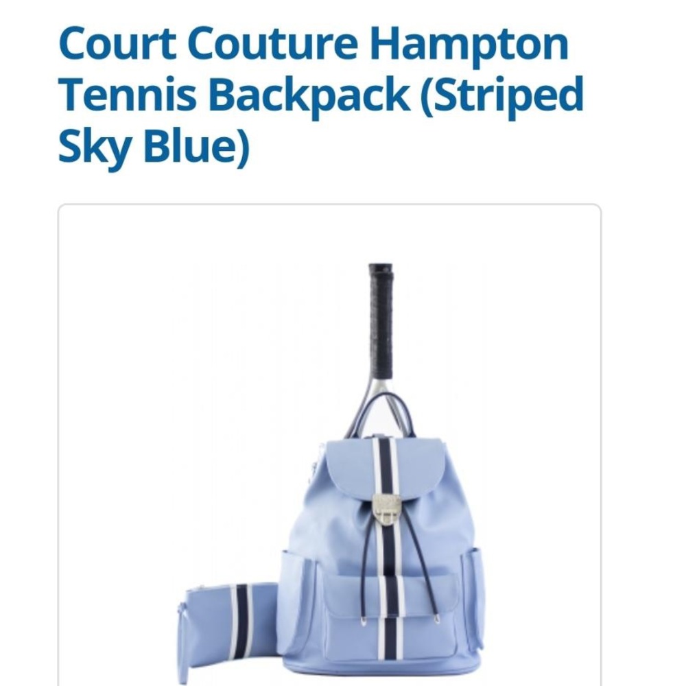 Court Couture Tennis Backpack